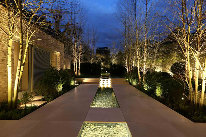 Landscape Lighting Installation to Illuminate Walkway